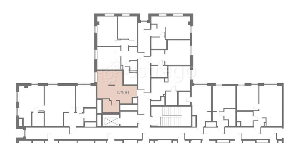 1-комн. апарт-ы, 25.39 м2, 9/13 эт. Санкт-Петербург - изображение 4