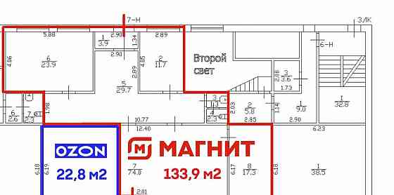 Торговое помещение, 166.3 м2 Санкт-Петербург