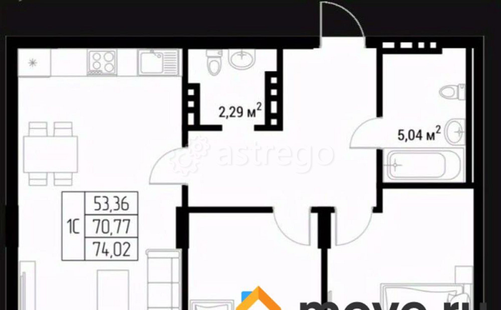 Студия, 76.57 м2, 7/9 эт. Горно-Алтайск - изображение 1