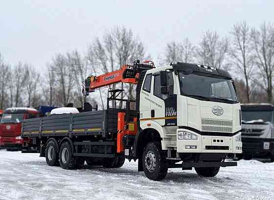 Бортовой грузовик FAW J6P с КМУ HANGIL SV, 2024 Набережные Челны