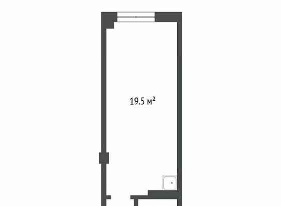 Студия, 25.8 м2, 3/10 эт. Красноярск