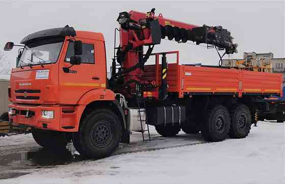 Кран-манипулятор Fassi MVF S1556 на шасси КАМАЗ 43118 6х6 Москва