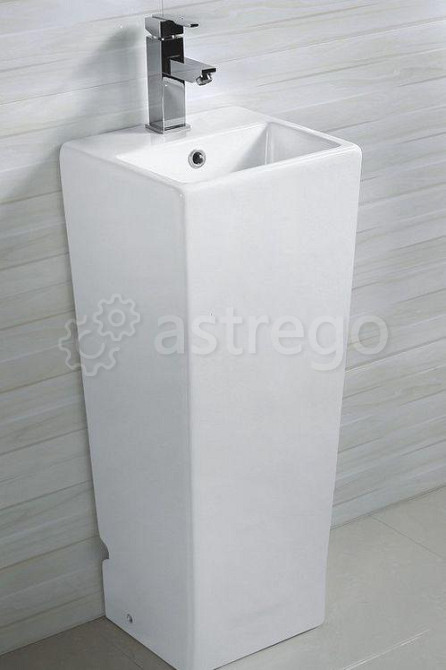 Раковина напольная Cerama LUX NB 147 (33х33х84) Красноярск - изображение 1