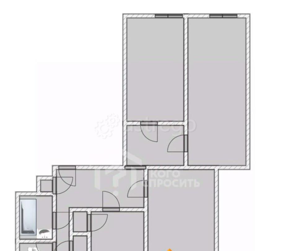 4-комн. квартира, 82.3 м2, 1/5 эт. Санкт-Петербург - изображение 4