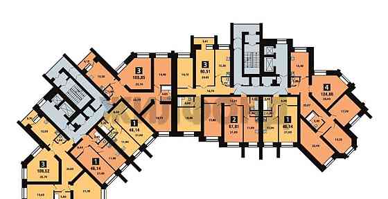 4-комн. квартира, 124 м2, 4/16 эт. Красноярск