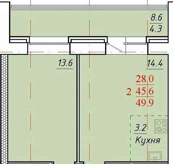 2-комн. квартира, 49.9 м2, 1/9 эт. Новоалтайск