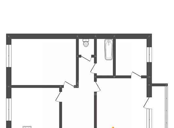 3-комн. квартира, 59 м2, 4/5 эт. Белогорск