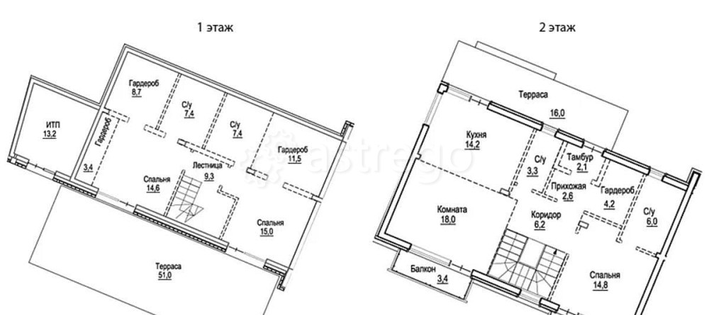 Таунхаус, 250.9 м2, 2 эт. Москва - изображение 2