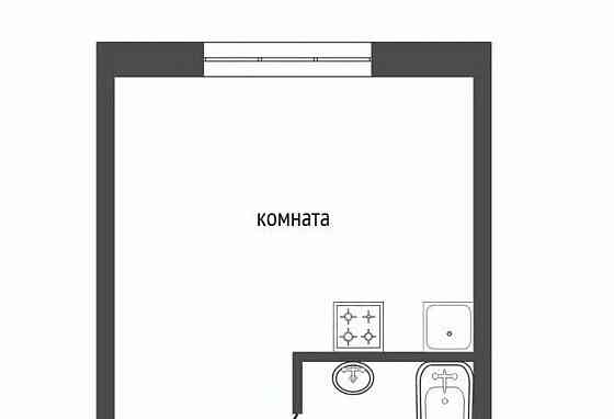 Студия, 29.8 м2, 1/17 эт. Красноярск