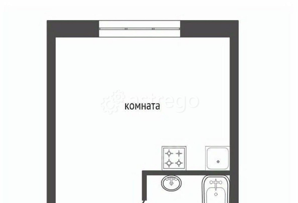 Студия, 29.8 м2, 1/17 эт. Красноярск - изображение 5