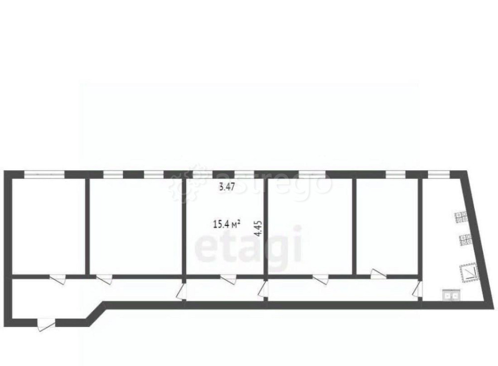 Комната, 15.4 м2, 6/7 эт. Санкт-Петербург - изображение 6