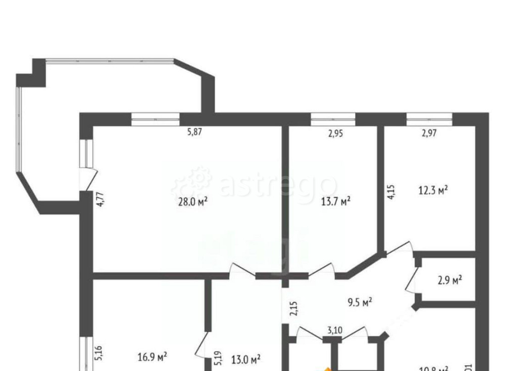 4-комн. квартира, 116 м2, 1/6 эт. Благовещенск - изображение 2