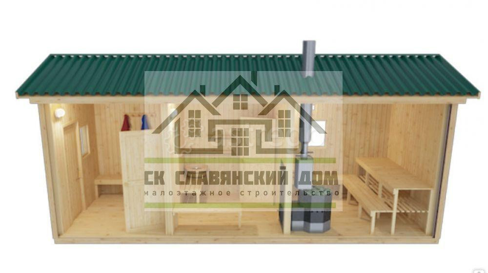 Баня под ключ 2,4х6 м Красноярск - изображение 1