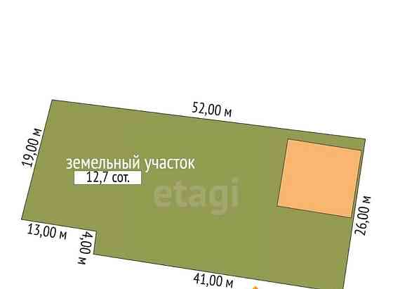 Дом, 57.1 м2, 12.7 сотки, 1 эт. Благовещенск