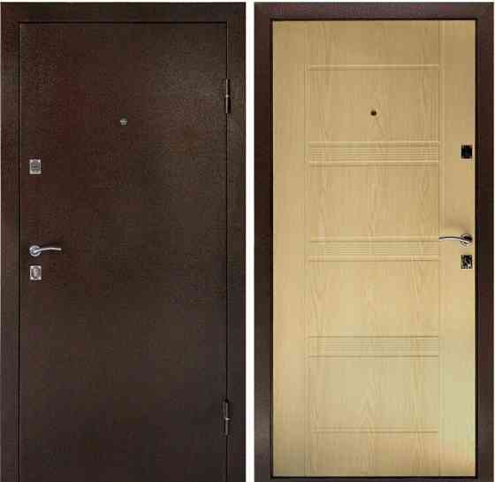 Дверь металлическая КОМФОРТ беленый дуб 860х2050 левая Екатеринбург