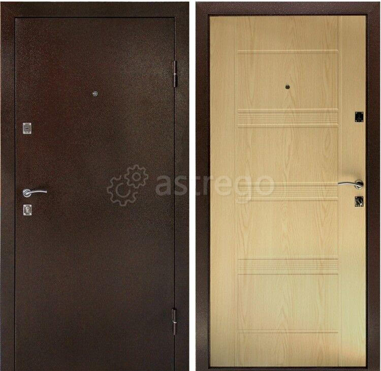 Дверь металлическая КОМФОРТ беленый дуб 860х2050 левая Екатеринбург - изображение 1