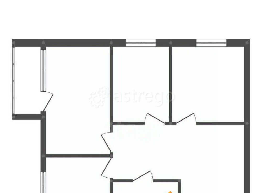 3-комн. квартира, 58 м2, 4/5 эт. Белогорск - изображение 4