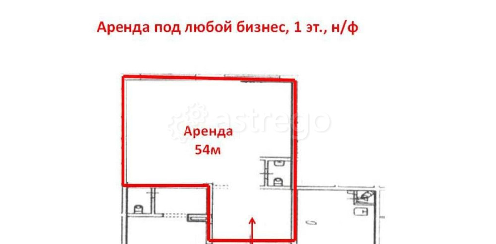 Торговое помещение, 53 м2 Санкт-Петербург - изображение 2