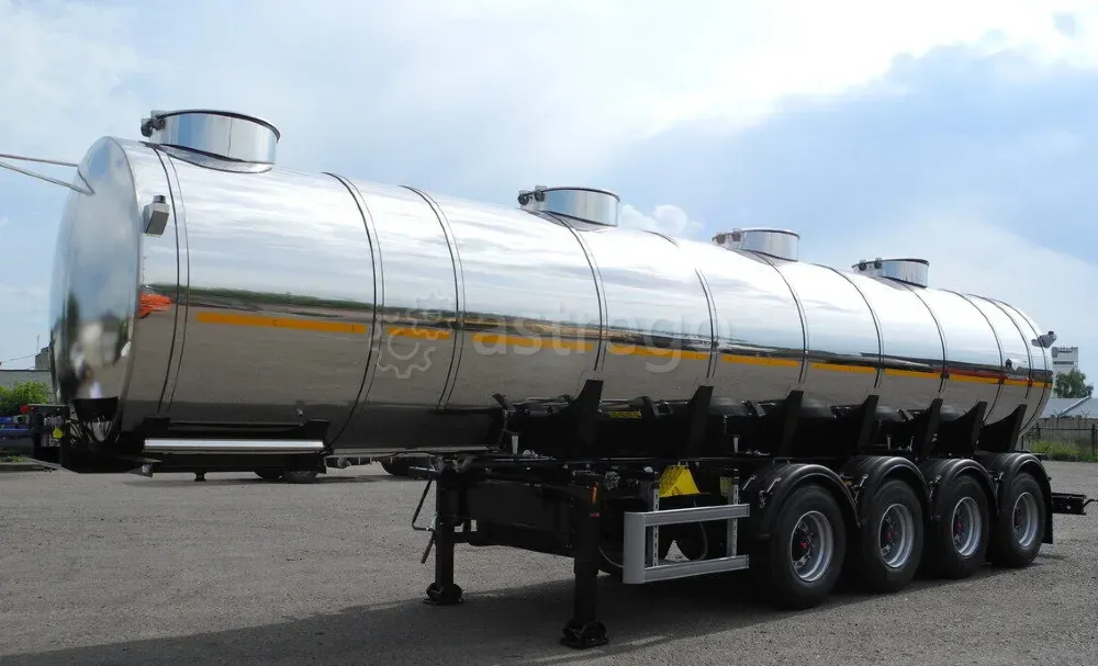 Полуприцеп-цистерна пищевая CAB 93184X2 V=27 м3, 4 отсека, система мойки, 4 оси, WKK Старт Краснодар - изображение 1