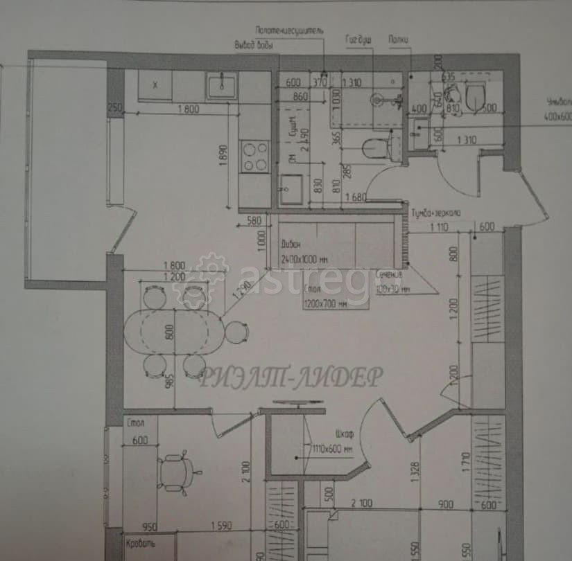 3-комн. квартира, 68.2 м2, 1/6 эт. Горно-Алтайск - изображение 7