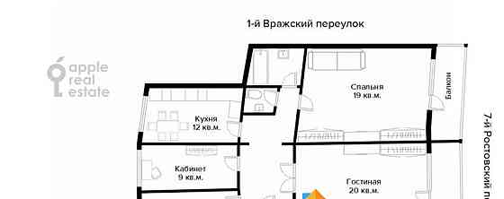5-комн. квартира, 110 м2, 3/12 эт. Москва