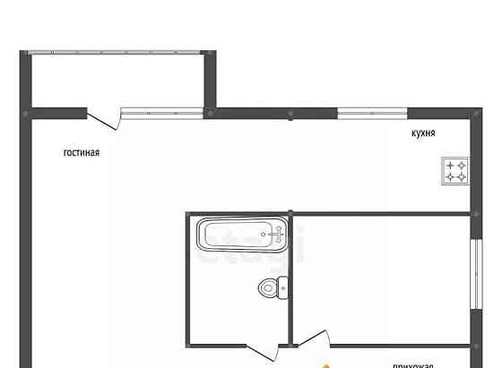 2-комн. квартира, 44.4 м2, 3/5 эт. Белогорск