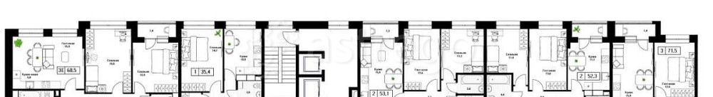 Студия, 30 м2, 13/17 эт. Пушкино - изображение 5