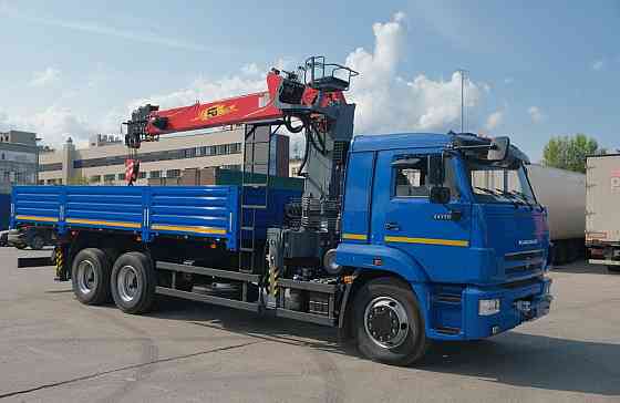 Бортовой автомобиль КАМАЗ с КМУ 6590-161023-48(50) категория A Набережные Челны