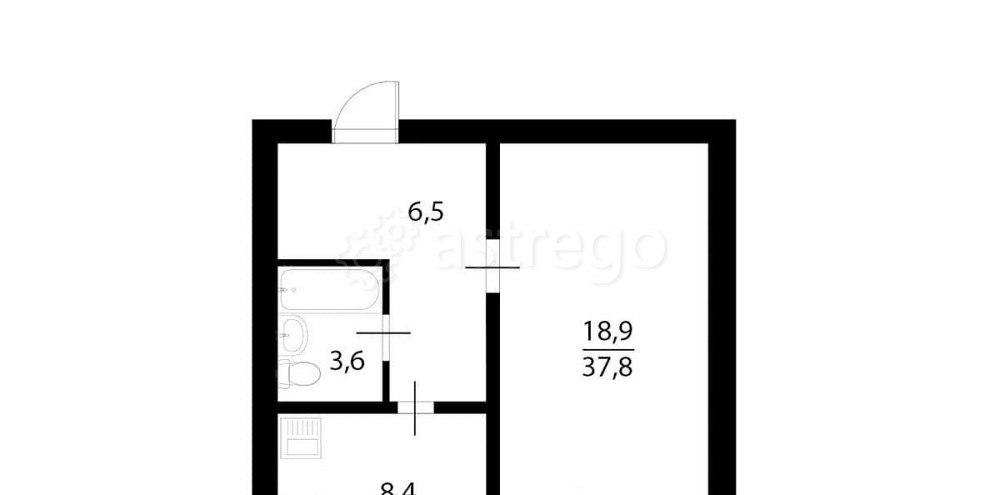 1-комн. квартира, 39.4 м2, 8/17 эт. Балашиха - изображение 5