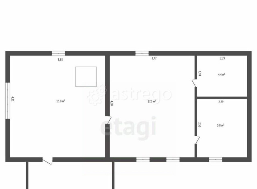 Дом, 42 м2, 6 соток, 1 эт. Благовещенск - изображение 5