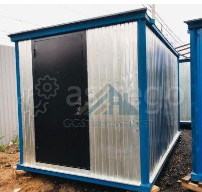 Бытовка металлическая утепленная для проживания БК-02 4,0х2,4 м GGStroyMarket, Россия Москва - изображение 1