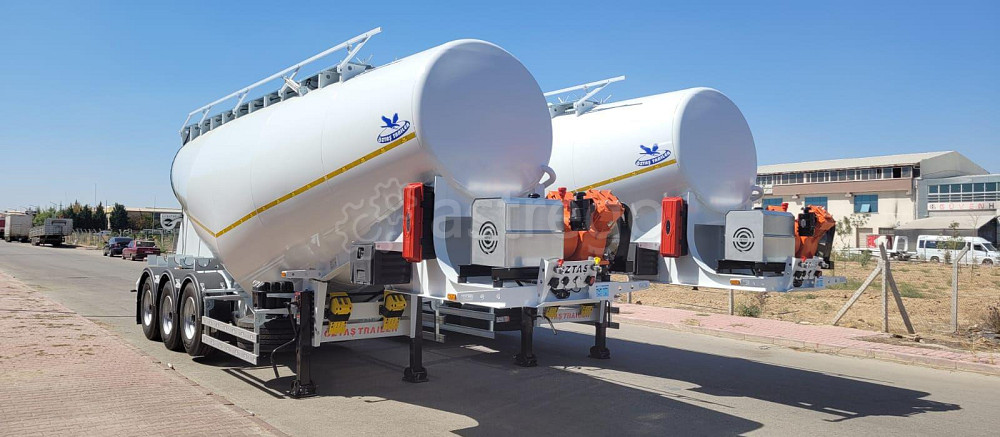 Цистерна цементовоз- OZTAS TRAILER V-34м3 (с компрессором Bekomsan Esinti 102) Екатеринбург - изображение 1