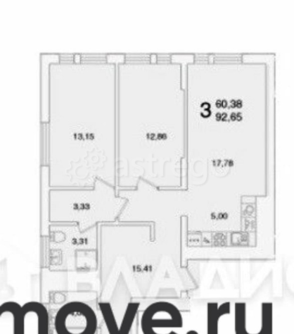 4-комн. квартира, 92.65 м2, 16/27 эт. Уфа - изображение 2