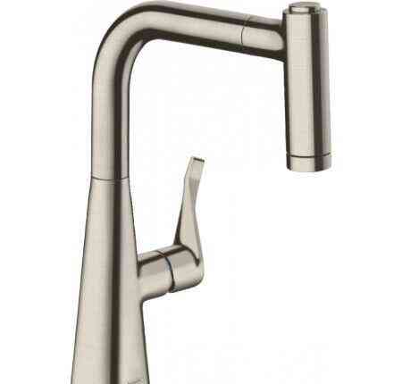 Смеситель для кухни Hansgrohe, Metris M71, тип открывания воды - однорычажный 73800800 Москва