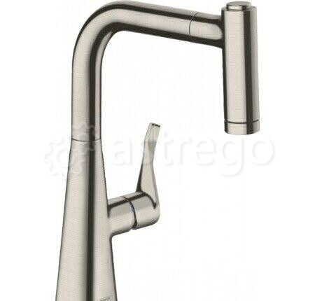 Смеситель для кухни Hansgrohe, Metris M71, тип открывания воды - однорычажный 73800800 Москва - изображение 1