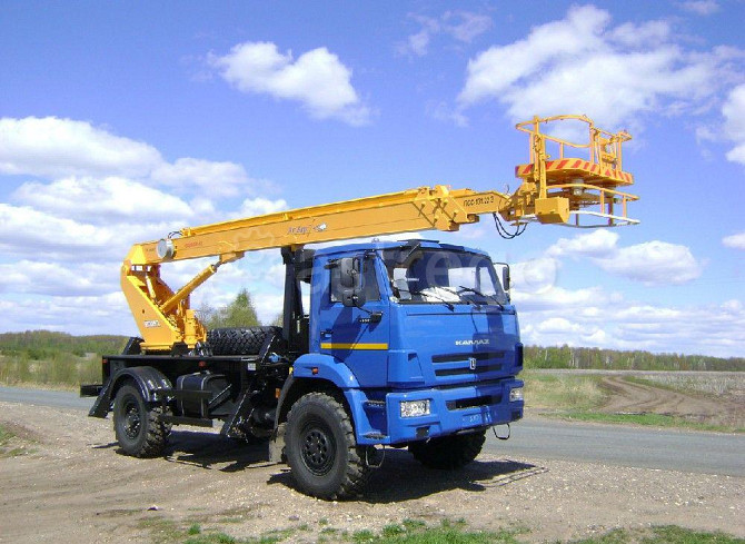 Автовышка ПСС-131.22 на шасси КамАЗ 43502 Самара - изображение 1