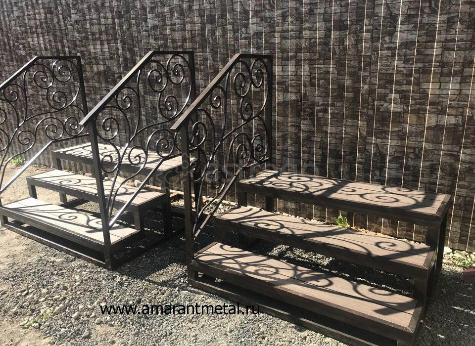 Лестница металлическая уличная Раменское - изображение 1