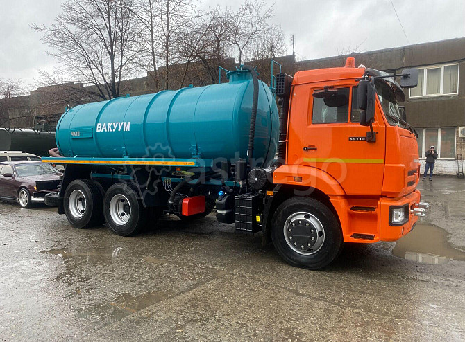 Вакуумная машина МВ-12 КАМАЗ 65115-4081-56 модель 7074A6-50 вакуум, насос КО-510 Краснодар - изображение 1