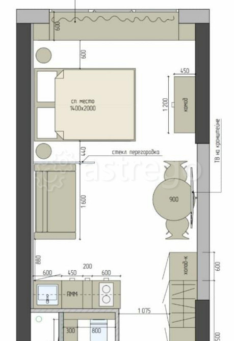 Студия, 30 м2, 23/52 эт. Москва - изображение 6