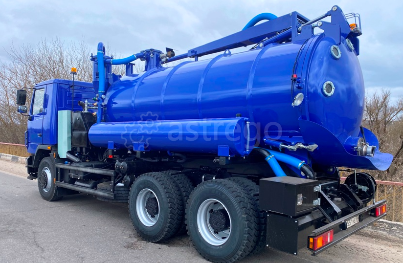 Машина илососная КО-530-05 МАЗ-631226-585-042 (ил 10м3, вода 1300 л, насос ВН-600) Краснодар - изображение 1