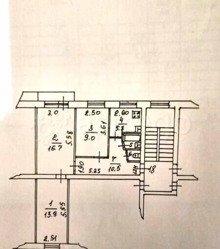 3-комн. квартира, 64 м2, 5/5 эт. Лыткарино - изображение 9