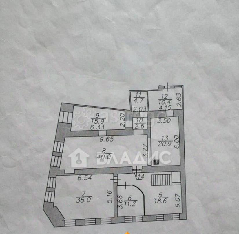 5-комн. квартира, 176.5 м2, 1/2 эт. Астрахань - изображение 6