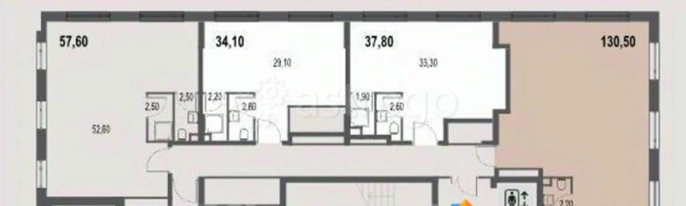 Офис, 130.5 м2 Москва - изображение 2