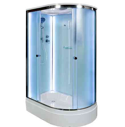 Душевая кабина 120х80 средний поддон Deto D 272 S (L) с LED-подсветкой Красноярск
