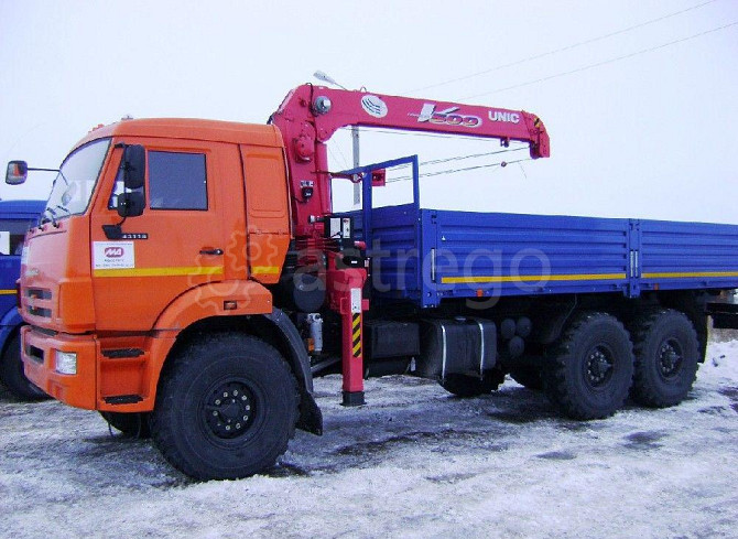 Кран манипулятор Soosan SCS SCS 736 на шасси КАМАЗ 43118 Самара - изображение 1