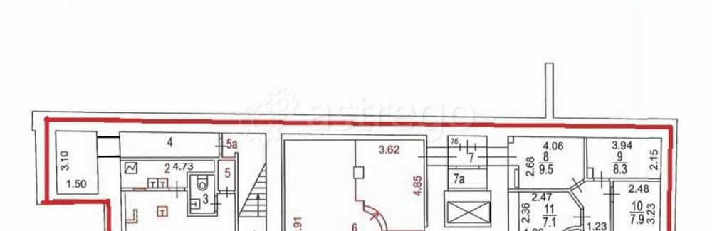 Свободного назначения, 212.9 м2 Москва - изображение 6