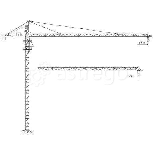 Башенный кран XCMG QTZ80 (5610L-6) 6 тонн Яблоновский - изображение 1