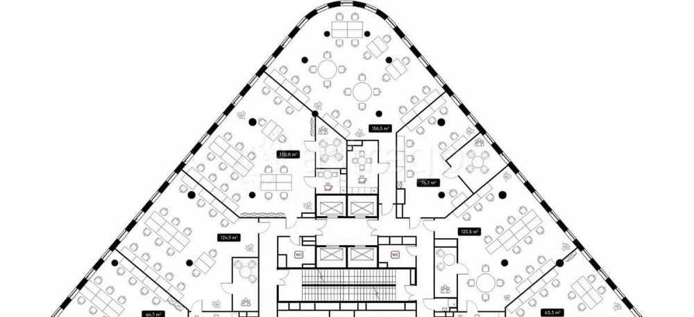 Офис, 124.9 м2 Москва - изображение 6