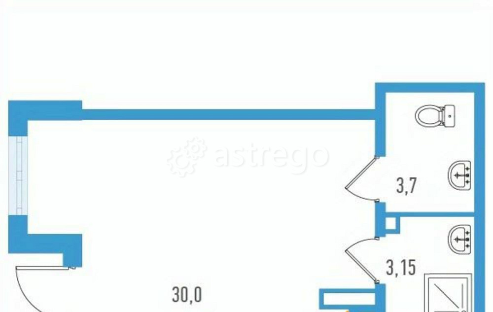 Свободного назначения, 38.3 м2 Санкт-Петербург - изображение 6