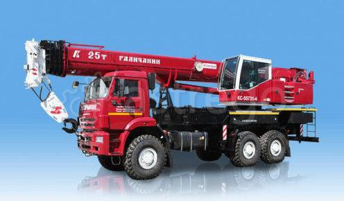 Автокран 25 т Галичанин КС-55731-4 6х6 Самара - изображение 1